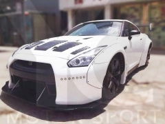 2008-2015 Nissan R35 GTR CBA DBA LB LP Style Wide Body Kit including Front Bumper & Diffuser, Whole Fender , Rear Spat , Rear Diffuser , GT Wing