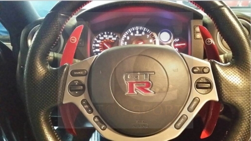 2008-2015 Nissan R35 GTR CBA DBA AT Style Lenthened Shift Paddle