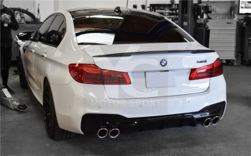 2017-2019 BMW F90 M5 OEM Style Rear Lip with Diffuser