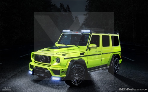 PCF 2002-2011 Mercedes Benz W463 G Class & G63 AMG iMP Performance Wide Body Kit include Front Bumper Front Grille  Fender Flare