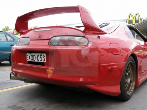 Car-Styling Fiber Glass FRP Supra MK4 TRD Style Rear Spoiler Fit For 1993-2002 Toyota Supra MK4 TRD Style Rear Spoiler Wing